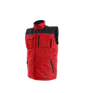 Vesta CXS SEATTLE, pánská, zimní, fleece, červeno-černá, vel. L