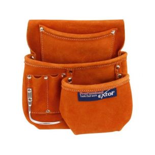 pás na nářadí kožený 421, 3 kapsy